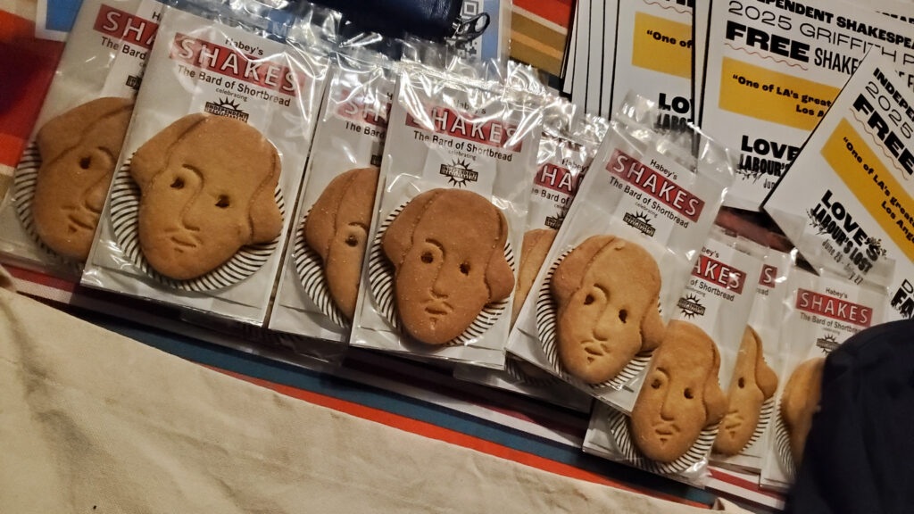 novelty cookies shaped like shakespeare's head, by habeys - shakes - the bard of shortbread, so good