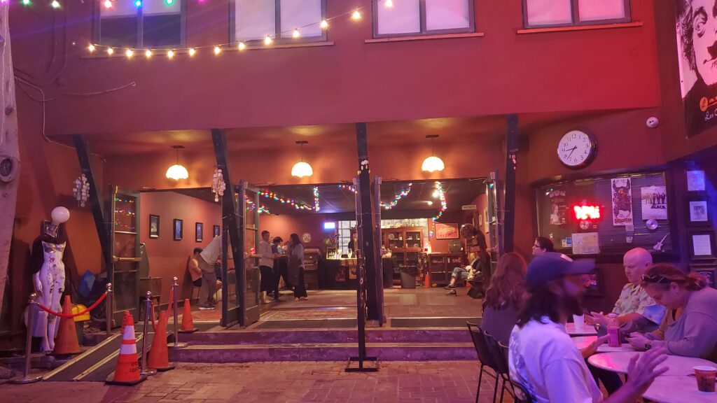 interior of the largo at the coronet los angeles theater venue bar and courtyard